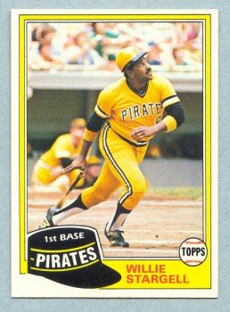 1981 Topps # 380 WILLIE STARGELL Pirates HOF NM - MT+