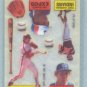 1984 Topps Rub Downs # 23 Harrah Raines Schmidt Putnam
