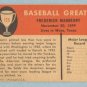 1961 Fleer # 125 Fred Marberry Washington Senators