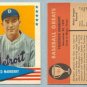 1961 Fleer # 125 Fred Marberry Washington Senators