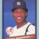 1986 Donruss # 51 Rickey Henderson Yankees