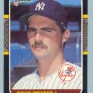 1987 Donruss # 251 Doug Drabek RC Yankees Rookie