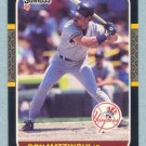 1987 Donruss # 52 Don Mattingly Yankees