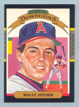 1987 Donruss Diamond Kings # 1 Wally Joyner Angels