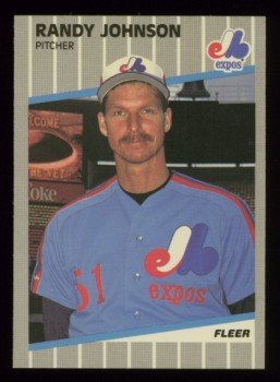 1989 Fleer # 381 RANDY JOHNSON RC Yankees MINT Rookie