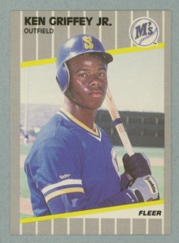 1989 Fleer # 548 Ken Griffey Jr RC Reds MINT Rookie