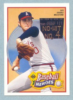 1991 UD Baseball Heroes # 12 Nolan Ryan HOF Mets Angels