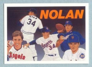 1991 UD Baseball Heroes # 18 Nolan Ryan Checklist HOF