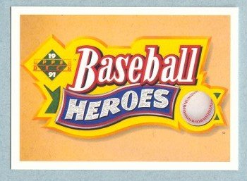 1991 UD Baseball Heroes Nolan Ryan Header SP HOF