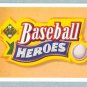 1991 UD Baseball Heroes Nolan Ryan Header SP HOF