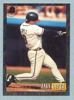 1993 Bowman # 343 Javy Lopez Foil Braves