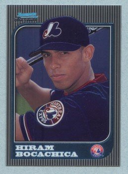 1997 Bowman Chrome # 171 Hiram Bocachica RC Expos