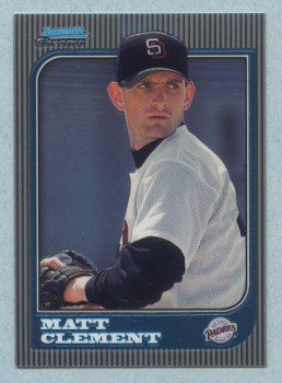 1997 Bowman Chrome # 190 Matt Clement RC Padres Rookie