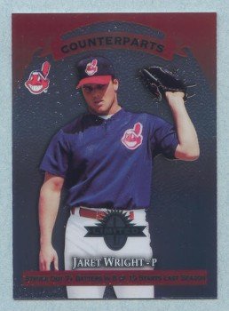 1997 Donruss Ltd Counterparts # 151 Jaret Wright RC -- Ben McDonald Indians Brewers