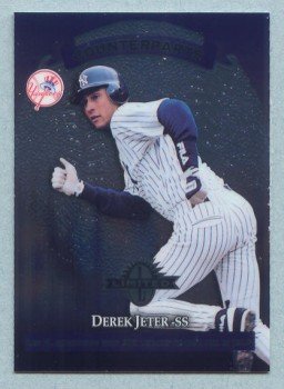 1997 Donruss Ltd Counterparts # 22 Derek Jeter -- Lou Collier Yankees Pirates