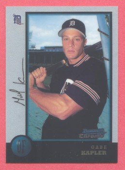 1998 Bowman Chrome # 125 Gabe Kapler RC Rookie Tigers