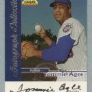 1999 Sports Illustrated Greats of the Game Autographs # 1 Tommie Agee Mets Auto