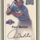 2000 Greats of the Game Autographs # 53 Paul Molitor HOF Auto