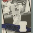 2002 Donruss Originals Champions Materials # C-12 Troy Glaus #d 005 of 100 GU Jersey