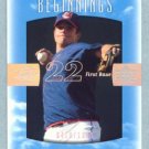 2002 Sweet Spot Beginnings # 91 Earl Snyder RC #d 0410 of 1300 Rookie Indians