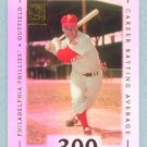 2002 Topps Tribute # 21 Richie Asburn HOF .300 Career Batting Average in 1962