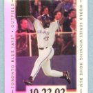 2002 Topps Tribute # 5 Joe Carter World Series Winning Home Run 10-23-93