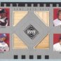 2002 UD Diamond Connection Bat Around Quads # BA-WGGH Wilson Giles Green Helton GU Bat