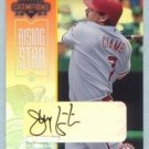 2003 Champions Autographs Rising Star # 196 Jeremy Giambi #d 122 of 195 Red Sox Auto