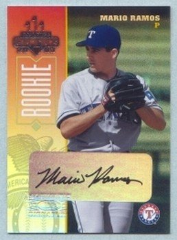2003 Champions Autographs # 261 Mario Ramos #d 164 of 475 Rangers A's Auto