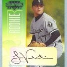 2003 Champions Autographs # 290 Joe Valentine #d 012 of 475 A's Auto