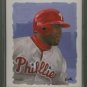 2003 Playoff Portraits Bronze # 127 Marlon Byrd GU Jersey #d 004 of 100