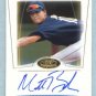 2004 Fleer Hot Prospects Draft # 71 MATT BUSH Autograph RC #d 187 of 299 Auto Rookie