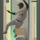 2004 Leaf Certified Materials Mirror Bat White # 152 White Jermaine Dye GU Bat #d 146 of 200