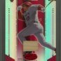 2004 Leaf Certified Materials Mirror Fabric Red # 192 Tim Salmon GU Bat #d 052 of 150