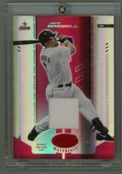 2004 Leaf Certified Materials Mirror Red # 91 Jeff Bagwell GU Jersey #d 150 of 150
