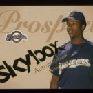 2004 Skybox Autographics Prospect # 66 Rickie Weeks #d 1219 of 1500 Brewers