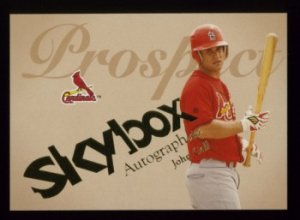 2004 Skybox Autographics Prospect # 70 John Gall RC #d 1305 of 1500 Cardinals Rookie