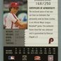 2005 Leaf Century Material Bat # 32 GU Bat Steve Carlton #d 168 of 250 HOF