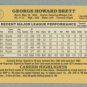 1985 Donruss # 53 George Brett HOF Royals