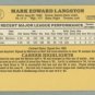 1985 Donruss # 557 Mark Langston RC Mariners Rookie