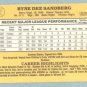 1985 Donruss # 67 Ryne Sandberg HOF Cubs