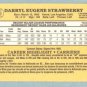 1985 Leaf # 159 Darryl Strawberry Mets