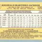 1985 Leaf # 170 Reggie Jackson HOF Angels