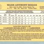 1985 Leaf # 179 Wade Boggs HOF Red Sox