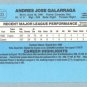 1986 Donruss # 33 Andres Galarraga RC Expos Rookie