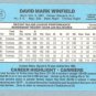 1986 Leaf # 125 Dave Winfield HOF Yankees