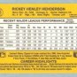 1987 Donruss # 228 Rickey Henderson Yankees