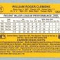 1987 Donruss # 276 Roger Clemens Red Sox