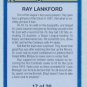 1992 Fleer Rookie Sensations # 17 Ray Lankford Cardinals