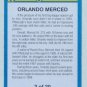 1992 Fleer Rookie Sensations # 3 Orlando Merced Pirates